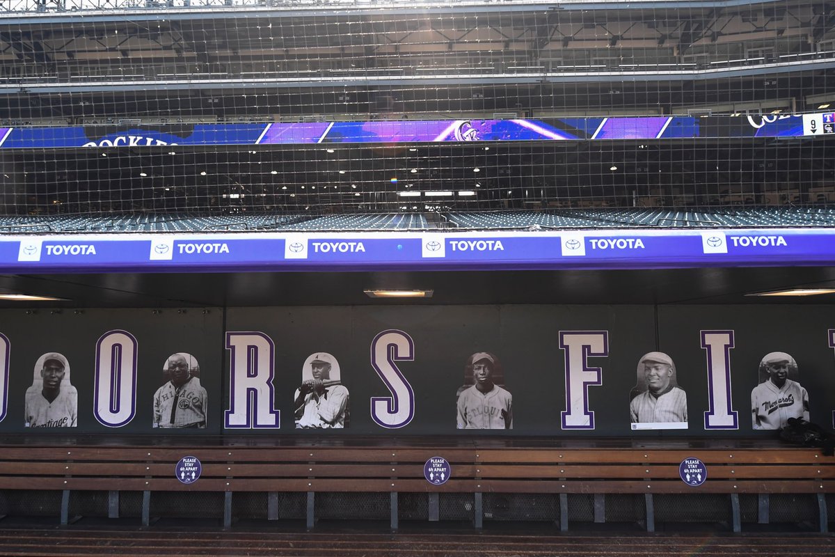𝙳𝚎𝚗𝚟𝚎𝚛: Legends of the Negro Leagues(L to R: Martín Dihigo, “Rube” Foster, Oscar Charleston, “Cool Papa” Bell, “Biz” Mackey and “Bullet” Rogan)