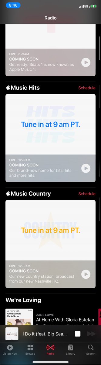 Excited for @applemusic1 to replace ⁦@Beats1⁩ at 9. Love the other 2 @applemusichits and @applemusiccountry new stations too. Maybe next year we’ll get @applemusic 2,3, and 4?