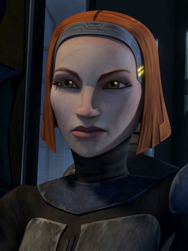 - Bo-Katan Kryze (portrayed by Katee Sackhoff) “I’m here to rescue you, that’s all you need to know”