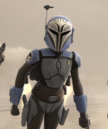 - Bo-Katan Kryze (portrayed by Katee Sackhoff) “I’m here to rescue you, that’s all you need to know”