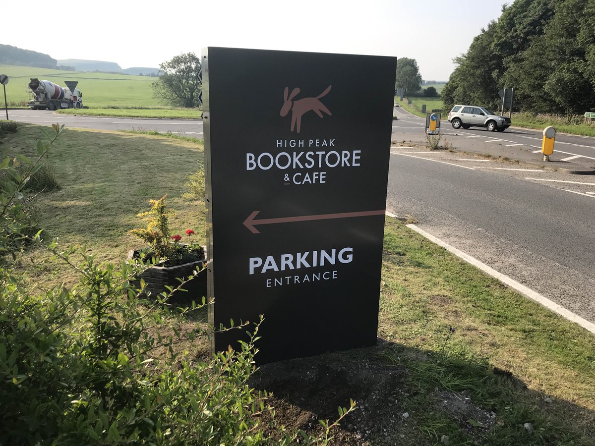 SXMacclesfield's tweet photo. Thank u High Peak Bookstore & Cafe for choosing #signs Express #Macclesfield to supply & fit #monolithsigns & #traysign ! For all yr #signage needs π01625708844 #signsexpressmacclesfield #Cheshire #CheshireSet #Wilmslow #Congleton #Middlewich #Macclesfieldbusiness #highpeak https://t.co/PQQylSRP5u