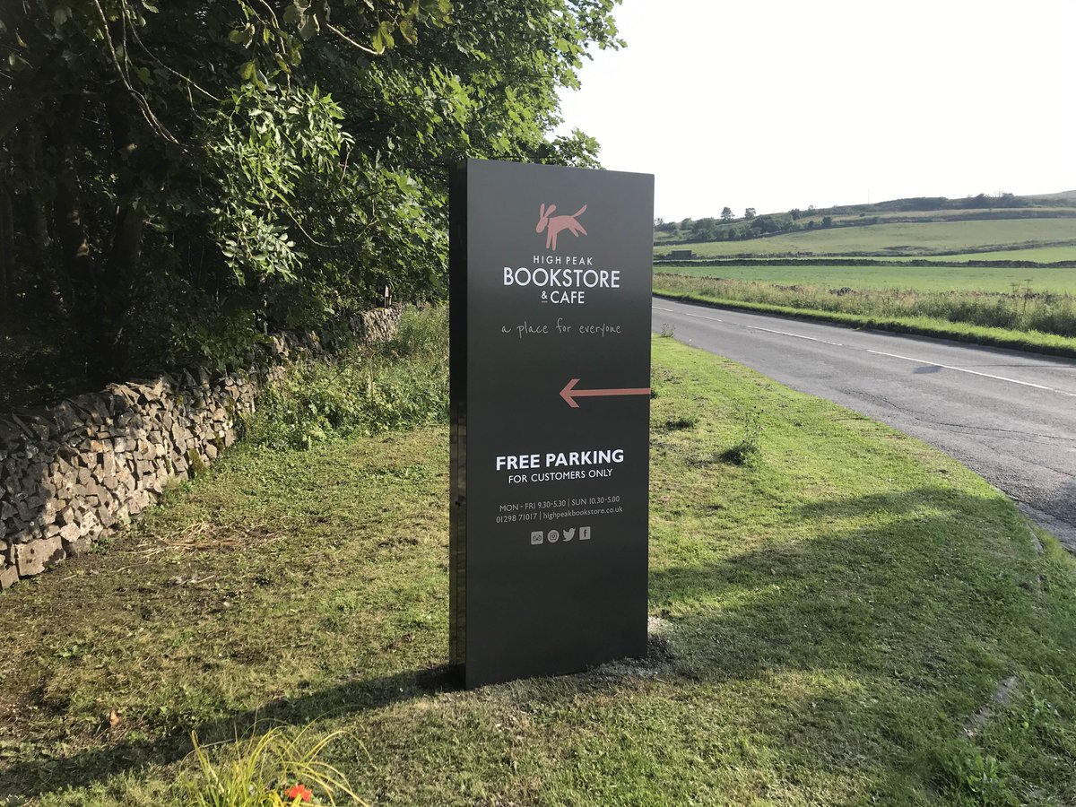 SXMacclesfield's tweet photo. Thank u High Peak Bookstore & Cafe for choosing #signs Express #Macclesfield to supply & fit #monolithsigns & #traysign ! For all yr #signage needs π01625708844 #signsexpressmacclesfield #Cheshire #CheshireSet #Wilmslow #Congleton #Middlewich #Macclesfieldbusiness #highpeak https://t.co/PQQylSRP5u