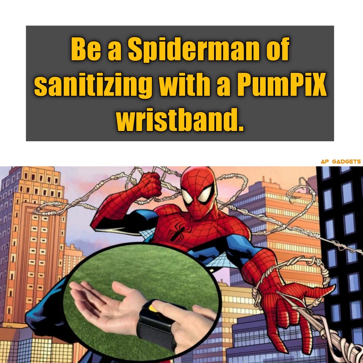 ap_gadgets's tweet image. PumPiX Wearable Sanitizing Dispenser:
A wearable and portable gadget with a liquid sanitizing dispenser to maintain cleanliness all day.

#COVID19 #Corona #CoronaVirusUpdates #gadgets #KICKSTARTERcampaign #sanitizer #technology