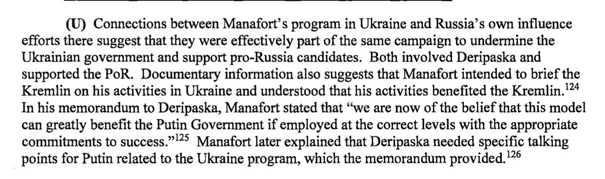 SENATE INTEL CONCLUDES TRUMP HIRED AN AGENT OF RUSSIAN INTELLIGENCE TO RUN HIS 2016 CAMPAIGN. Or perhaps it's quicker to say it was never Trump's choice. He's owned by Putin. So Putin picked the GOP employees with whom to attack us.