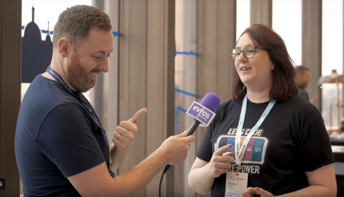 Sharon__Sumner's tweet photo. Following the keynote given by Microsoft’s Jeff Teper at the 2019 European SharePoint, #Office365, &amp; #Azure Conference in Prague, Paul Gilbride interviewed me to find out my Perception On The Future Of #PowerApps and #PowerPlatform. https://t.co/DHgX3W8YQB

#ESPC19 #womenintech https://t.co/zWnL9g2bf9
