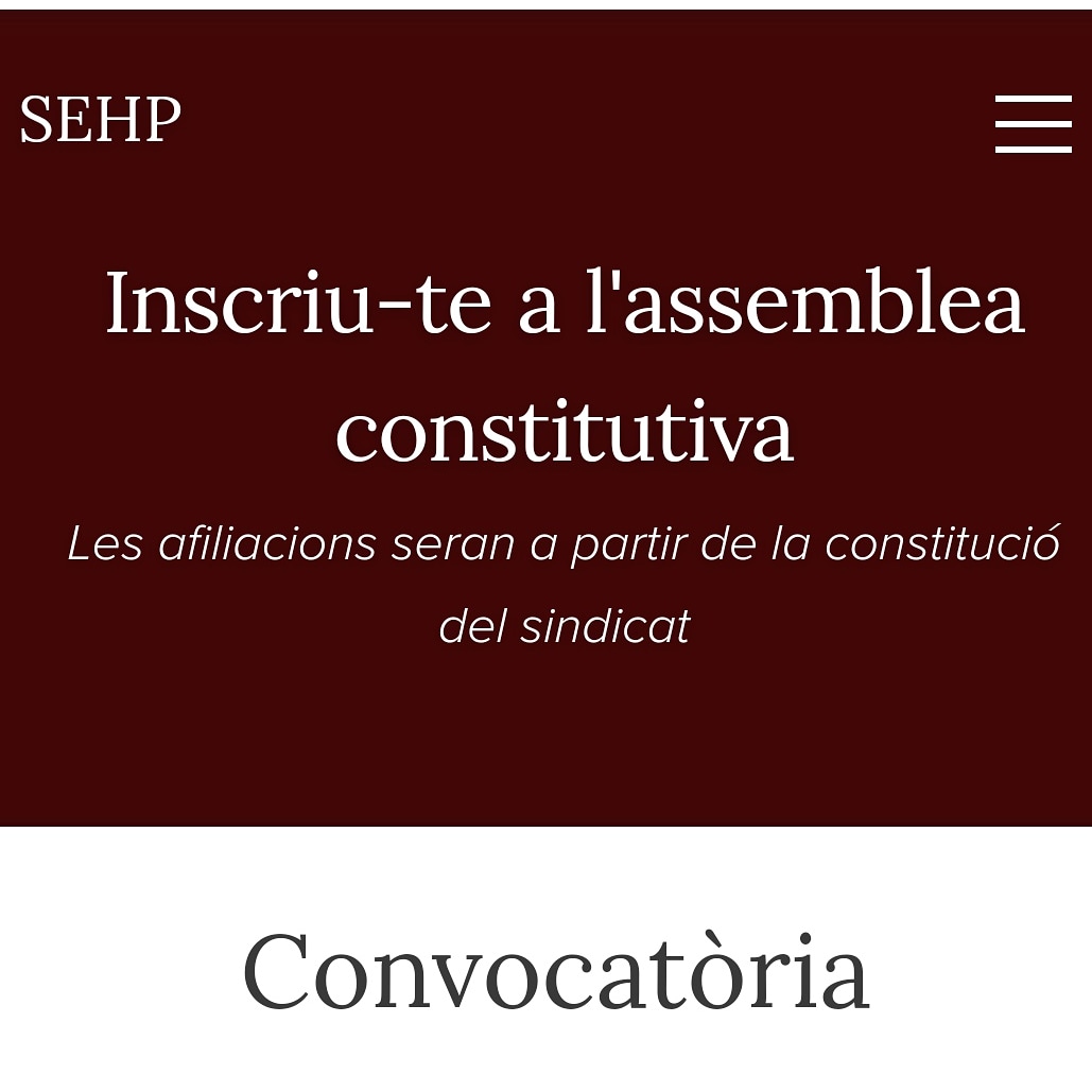 Volem recordar que si no podem arribar a 50 inscrits el proper 30 d'agost l'Assemblea Constitutiva no es convocarà (indefinidament). Tot i així aquest instrument es mantindria inactiu preparat per activar-se quan la força sigui suficient. Bon final d'estiu! #SEHP