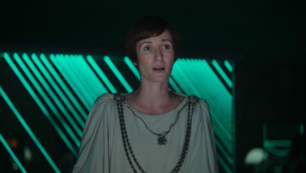 - Mon Mothma (portrayed by Caroline Blakiston and Genevieve O’Reilly) “This great struggle is a people's struggle: a struggle between the strong and the weak, the rich and the poor, the cruel and the gentle.”