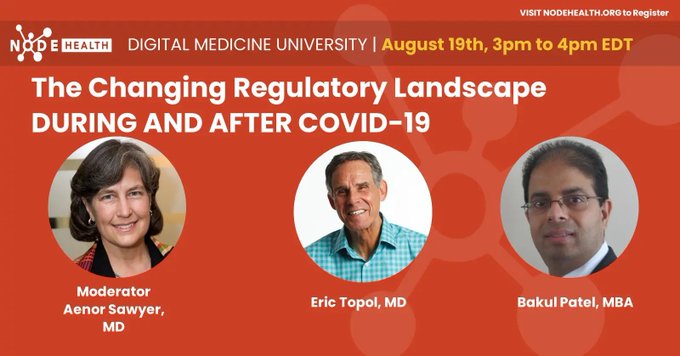 Shahid Shah (@shahidnshah) on Twitter photo #entrepreneurs should check out insights from FDA's <a href="/_bakulpatel/">Bakul Patel</a> and <a href="/EricTopol/">Eric Topol</a> on regulatory env that might help drive, slow, or halt #DigitalHealth #innovation during this pandemic - join tomorrow and ask tough questions register.gotowebinar.com/register/57811… @DigMedEvidence #HealthIT #entrepreneurs should check out insights from FDA's <a href="/_bakulpatel/">Bakul Patel</a> and <a href="/EricTopol/">Eric Topol</a> on regulatory env that might help drive, slow, or halt #DigitalHealth #innovation during this pandemic - join tomorrow and ask tough questions register.gotowebinar.com/register/57811… @DigMedEvidence #HealthIT