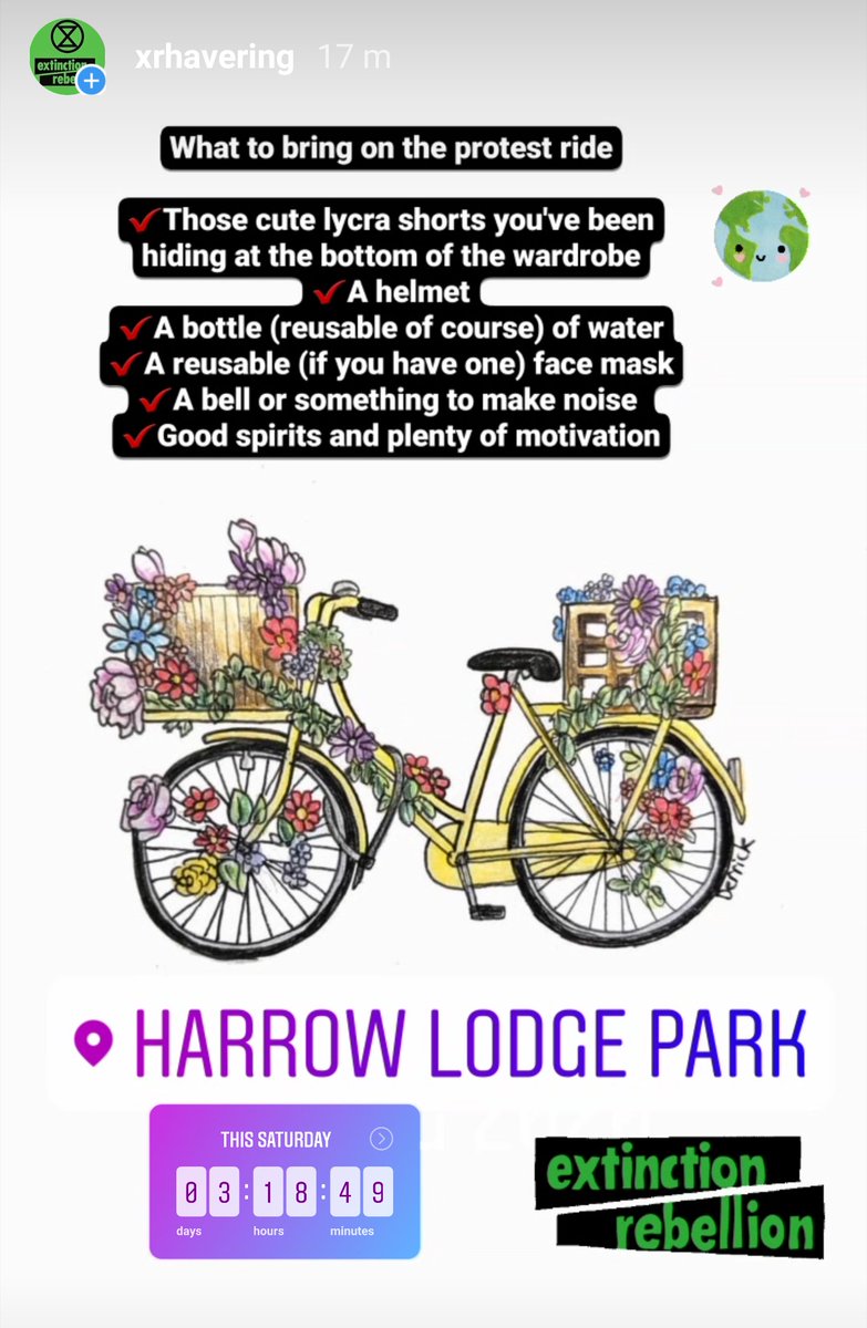 XRHavering's tweet photo. #ProtestRide #Havering #Cycling #TuesdayMotivation #tuesdayvibes https://t.co/shm5mg5q6Y