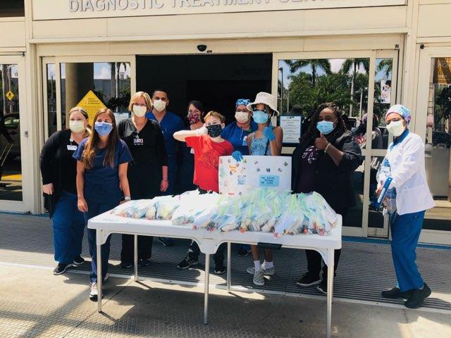 Times_Marshall's tweet photo. Our creative students demonstrated kindness in their projects for those most impacted by the pandemic. They remotely established contact with locations including Jackson Memorial, Claridge House Nursing Home, Lotus Miami Women's Shelter, and the USPS and donated hundreds of items https://t.co/xsOpucQRPq