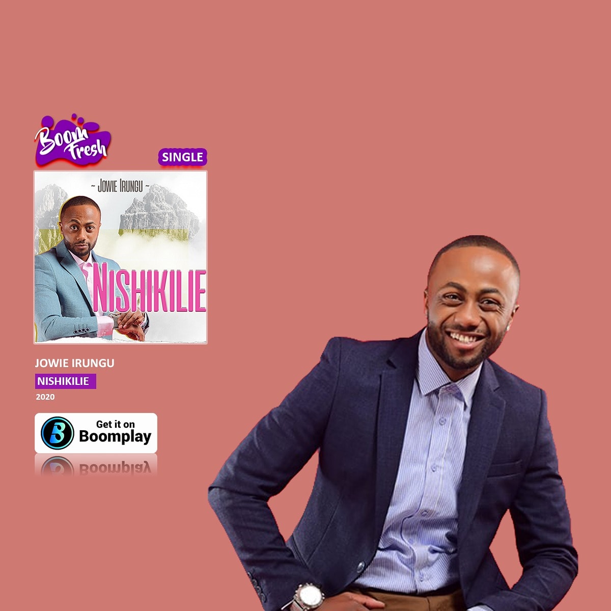 .@JowieIrungu ventures and into music as he delivers his first gospel song, #Nishikilie
🎶 🔥🔥

Click link below to get it on #Boomplay
🔗▶️ Boom.lnk.to/JowieIrunguNis…
•
•
•
•
•
•
#NewMusic #NewMusicAlert #Hits #Trending #TrendingNow #TrendingMusic #PlayKE #PlayKEMusic