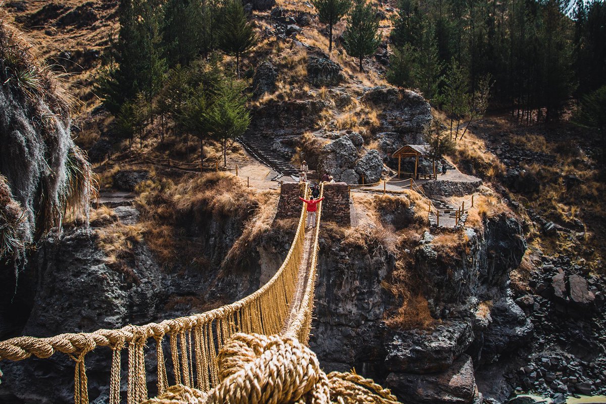 cuscojourneys's tweet photo. Explore Qeswachaca Inca bridge!🙌🏼🤩 Discover one of the most amazing places in all of Peru.🇵🇪
🌐More Info: https://t.co/JSZkqbJ5lG
#CuscoJourneys #Photography #Qeswachaca #IncaBridge # #CuscoDayTour #TravelToPeru #QeswachacaIncaBridgeTour #Peru #Wanderlust #Cusco #DiscoverPeru https://t.co/aniLXJ6NZX