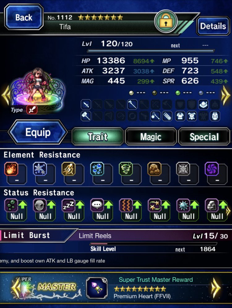 romer74brokeep's tweet photo. Alrighty then! My Tifa is ready for Neo Visions! So much going on Thursday. What are you all looking forward to?
#NeoVisions 
#FFBEWW

@FFBE_EN 
@Wilmgaard 
@admir_basic 
@Tranceaholic13 
@JackFrost0331
@claicyuzolt 
@__ChiRho__ 
@rcashmad
@Chitosama
@Corydalis_Lutea 
@ttc0nzFF https://t.co/Unr2KmDDLV