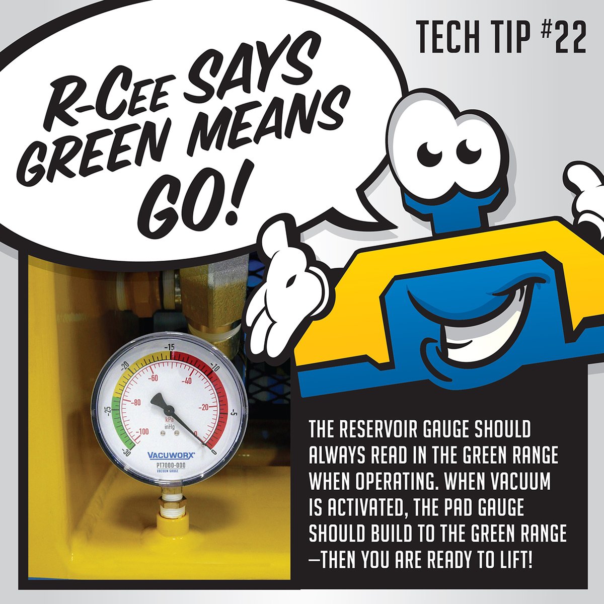#RCeeSays you have the thumbs up to go on green! 
Always make sure that you wait to lift until the gauges are in the green range. 
#techtiptuesday