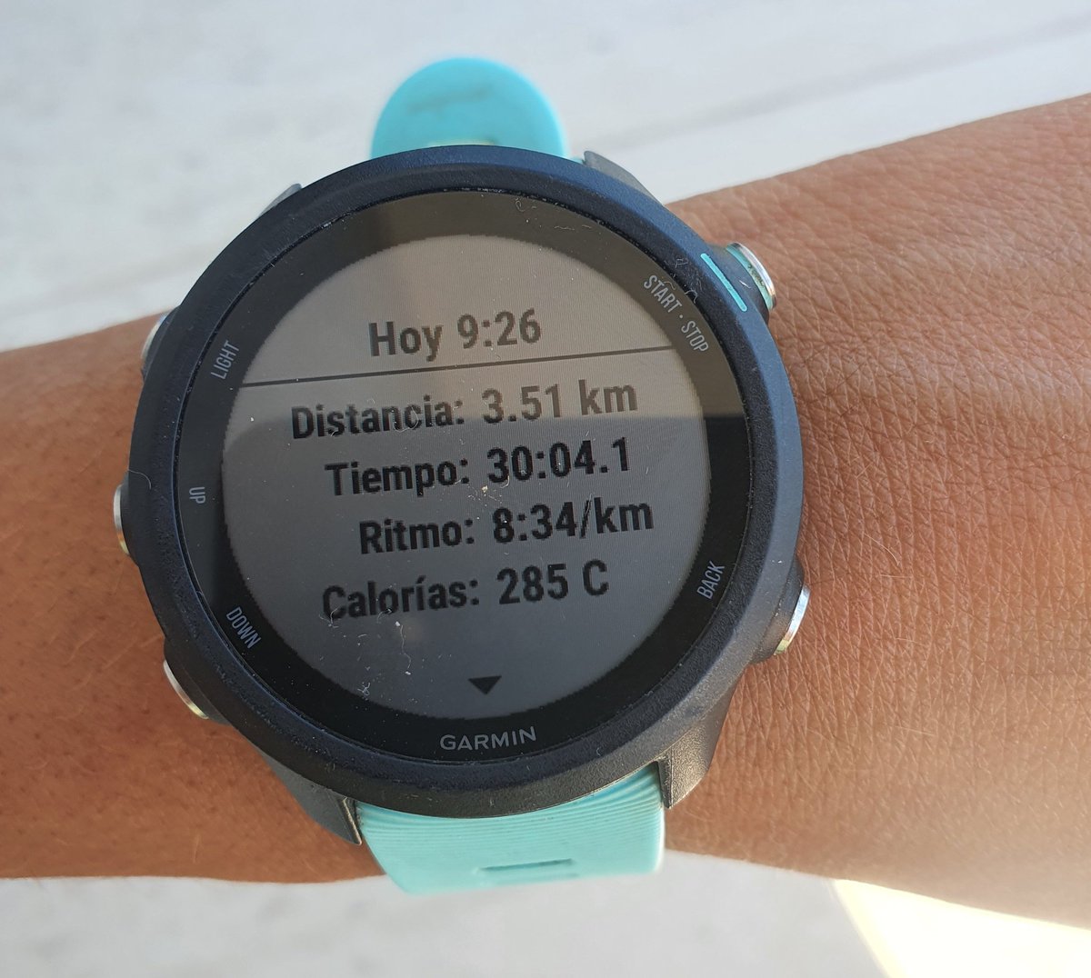 MiriFlamencoR's tweet photo. #pasitoapasito #CorrerDaVida #CorrerEsUnRegalo #DiosPrimero 3.5kms https://t.co/QpEZTaPFoE