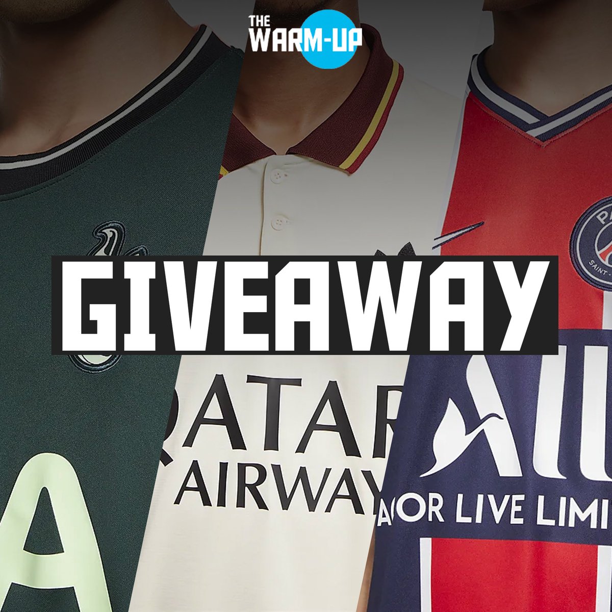 TheWarmUpHQ's tweet photo. 🚨 GIVEAWAY 🚨

👕 We’re giving away FIVE European club football shirts for the 2020/21 season

To enter:
🔁 Retweet
➕ Follow @TheWarmUpHQ
🏆 Winners announced 23/08

🗒️ T&amp;Cs: https://t.co/JFzKkE4MEf https://t.co/jKtrsF7dz5