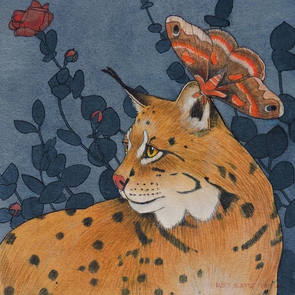 HWarlow's tweet image. Finally tonight ‘Butterfly Secrets’ by Mary AlayneThomas. I think her beautiful paintings are just wonderful. 
I found this at the Lark and Key Gallery
Thanks my Twitterarty.
Back tomorrow with more.  
Helen,  Dr S, Toots and Max 😊🐶🐶👨🏻‍🍳