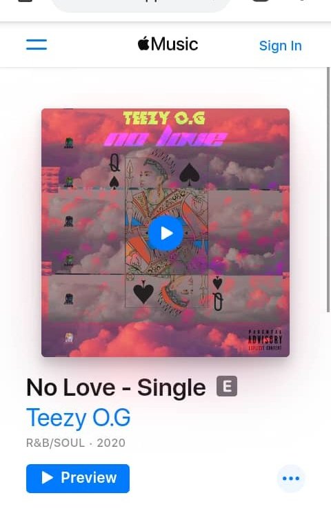 TeezyOG00's tweet photo. Finally out on apple and spotify..Good vibes only!!!!💙🤘🏿🔊 https://t.co/4dlTEpZ8cH
