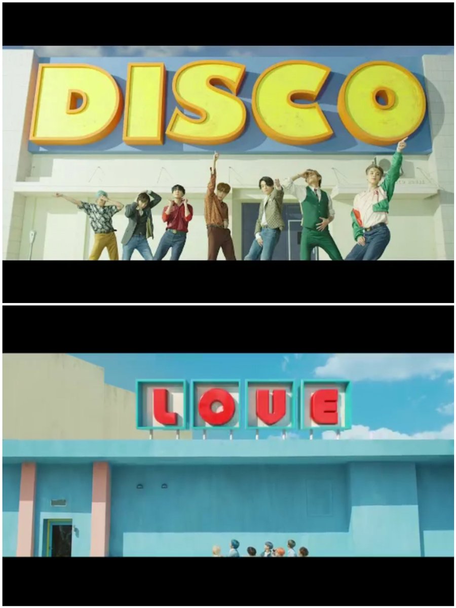 ano_bashodee's tweet photo. Can I say that Dynamite is Boy With Luv's cousin??? 
#Dynamite #dynamitemvteaser https://t.co/JuuDPf7GAY