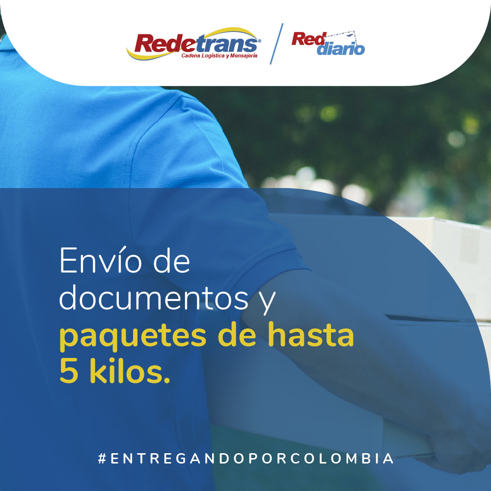 redetrans1's tweet photo. Red Diario es envío de documentos y paquetes de hasta 5 kilos

#entregandoporcolombia #servicios https://t.co/tEtBnnFQUl
