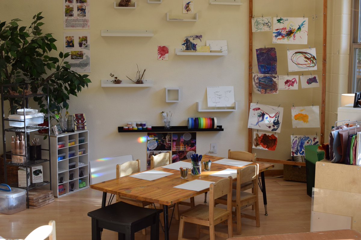 BoulderJourney's tweet image. Our objective, which we always will pursue, is to create an amiable environment, where children, families, and teachers feel at east. - Loris Malaguzzi
Welcome to the 20/21 school year.
Here are glimpses classrooms, ready to welcome joy, learning, curiosity, and discovery.