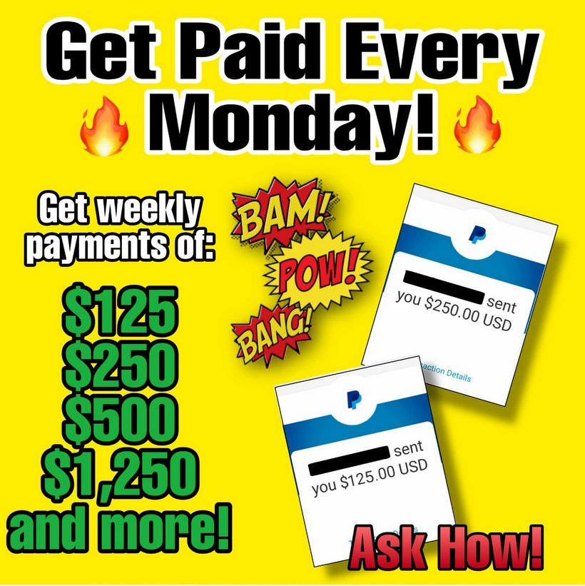 getillett's tweet photo. 💥GET PAID EVERY MONDAY!💥

Thousands of people in my team are getting paid WEEKLY! 💲125 to💲2,000 a WEEK!

🔥WORLDWIDE. ASK HOW! https://t.co/8UVNrd9QTU