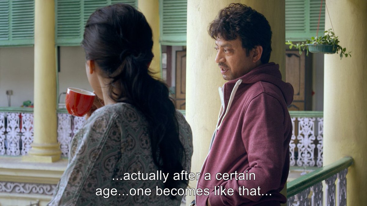 I wish I was less hopeless and more hopeful as Rana. How skillfully he is trying to impress Piku and her family. Piku identifying it and having no objections makes this game more interesting. Piku (The film) is romantic, but very subtle 'neath, yet sheer romance.