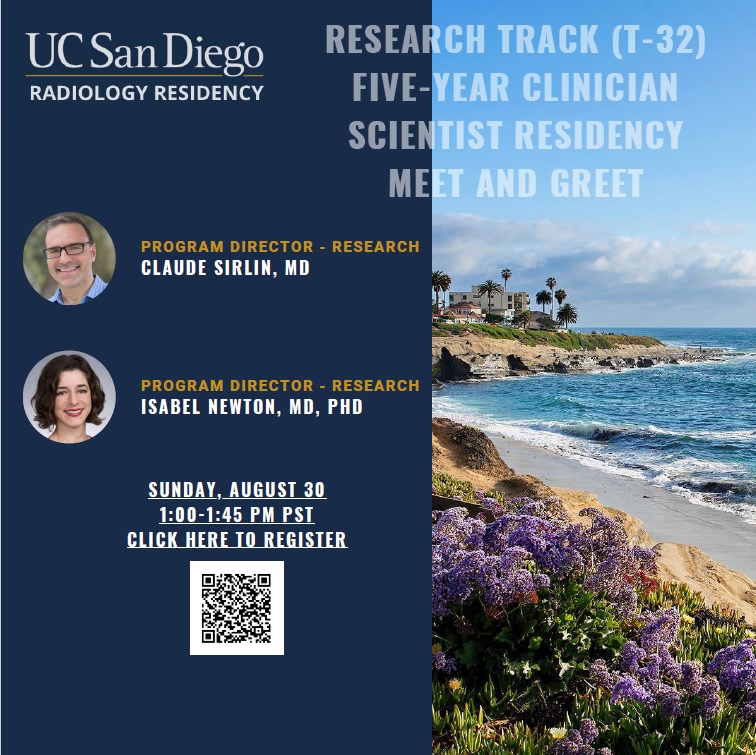 UCSD Imaging (@ucsdimaging) on Twitter photo Spread the word and mark your calendar! <a href="/UCSDImaging/">UCSD Imaging</a> faculty and residents are looking forward to offering <a href="/futureradres/">Future Radiology Residents</a> applying this year a series of optional meet and greets to learn more about our residency programs! Spread the word and mark your calendar! <a href="/UCSDImaging/">UCSD Imaging</a> faculty and residents are looking forward to offering <a href="/futureradres/">Future Radiology Residents</a> applying this year a series of optional meet and greets to learn more about our residency programs!