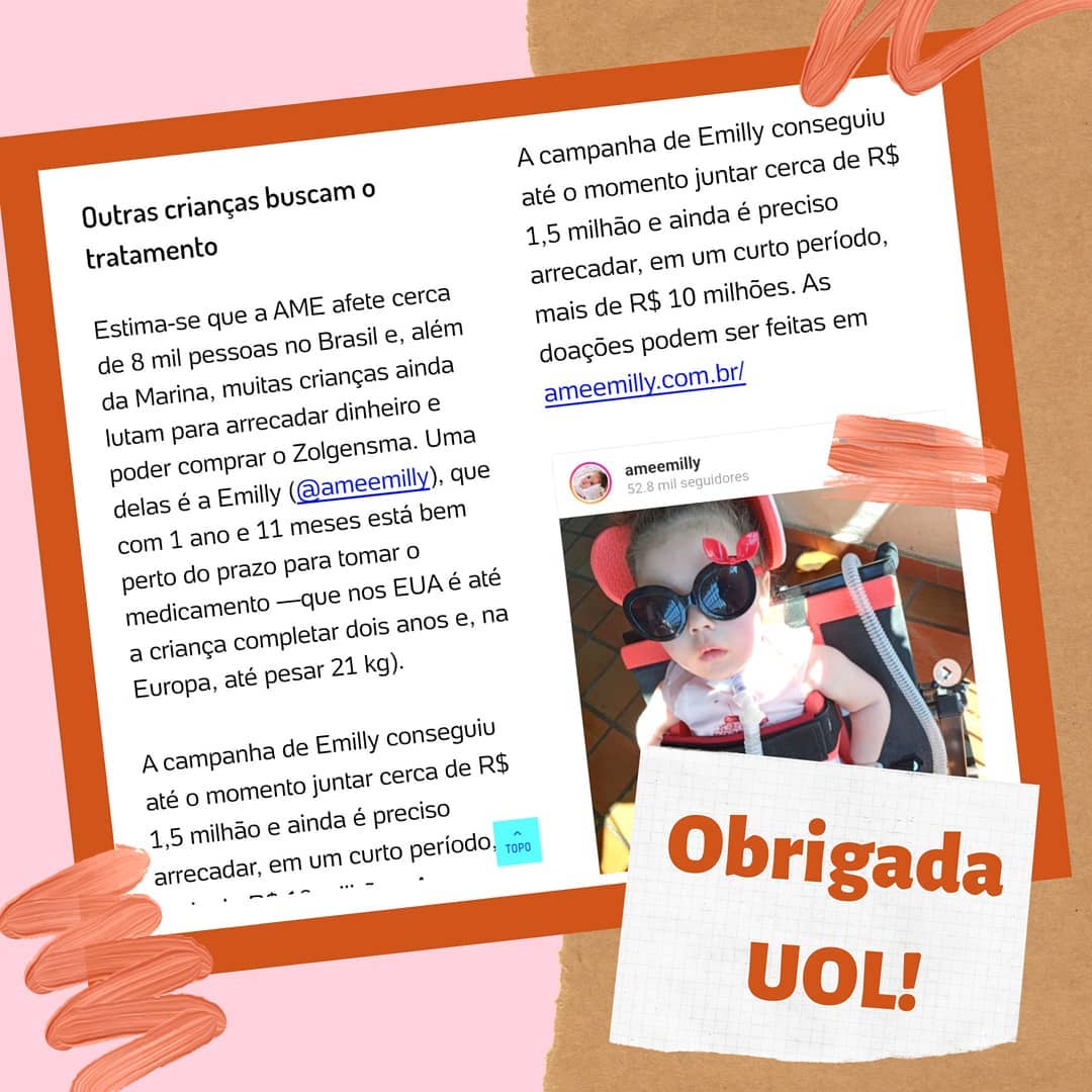 ameemilly's tweet photo. Obrigada @UOLNoticias
Quando a mídia da atenção e visibilidade a assuntos tão sérios e importantes merecem aplausos e muita gratidão. 🙏🏻🌻 Porque eles tornam nossa VOZ mais alta, nosso pedido de Socorro mais amplo. https://t.co/DzTRhIYnxZ