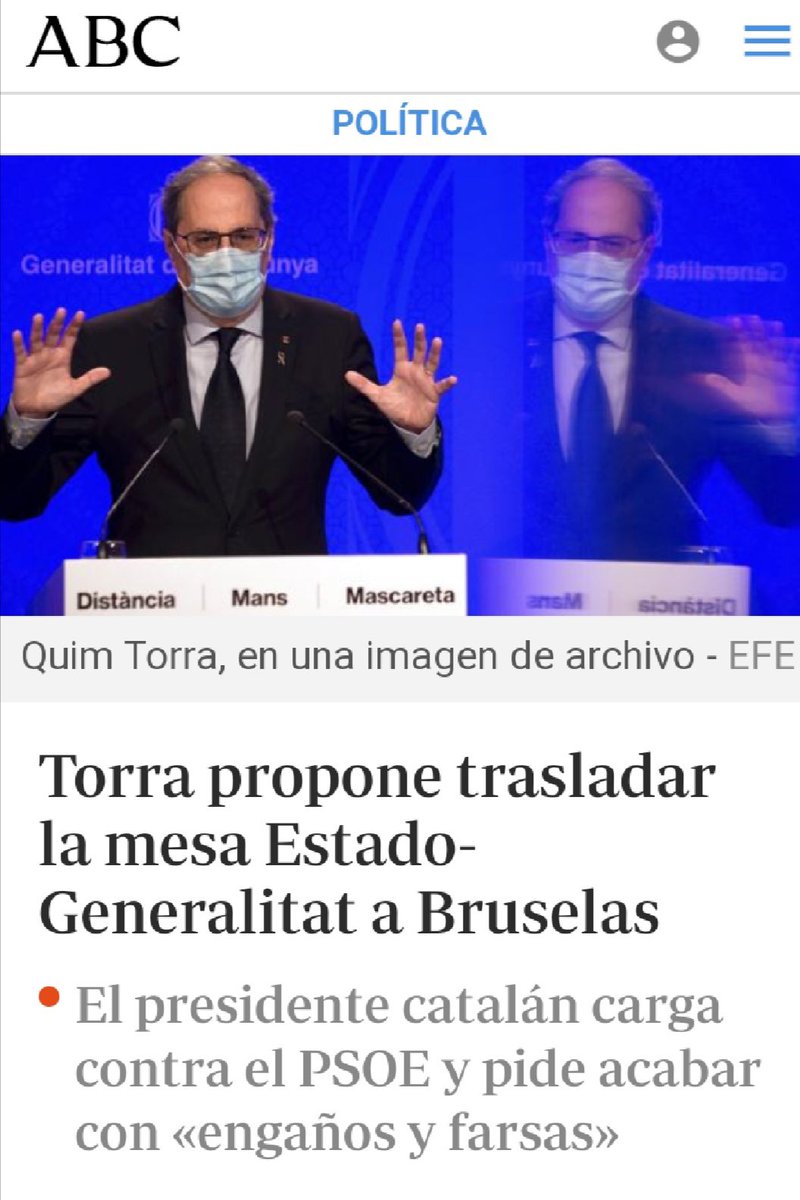 InesArrimadas's tweet image. Sr Torra: deje de enredar y perder el tiempo, que en Europa le conocen bien, a usted y a sus "repugnantes mensajes racistas", como fueron calificados en Bruselas.
No tiene otra cosa que hacer la UE durante una pandemia y una grave crisis económica que hacer caso a sus delirios...
