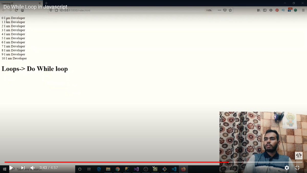 starsacademylhr's tweet image. 🔥Do While Loop in Javascript
🔥For video click on the below link.

youtu.be/JJVJ1v7w7tY

#javascripts #JavascriptLibraries #javascript30 #javascriptengineer #javascripting #javascript3 #javascriptbasics #javascriptdeveloper #javascriptiskillingmysoul #javascriptdevelopers