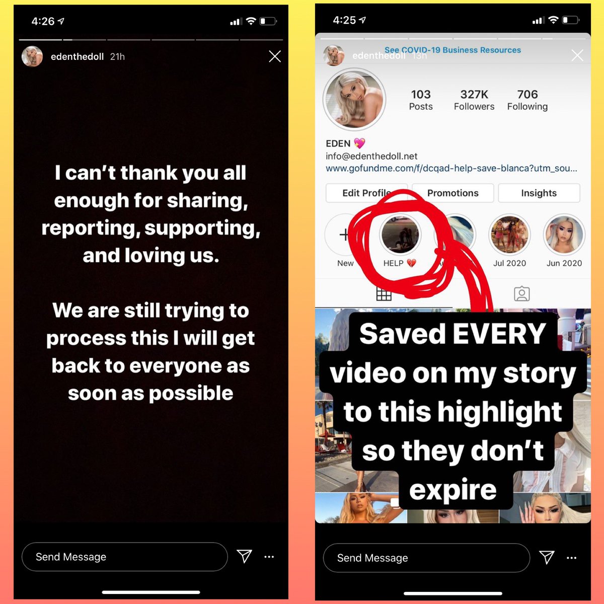 PopCrave's tweet photo. Three transgender influencers, Eden the Doll, Jaslene Whiterose, and Joslyn Flawless were robbed and beaten on Hollywood Boulevard last night. 

The LAPD confirmed that a detective is searching for suspects, who are currently at large. https://t.co/4fCi7zFrDg