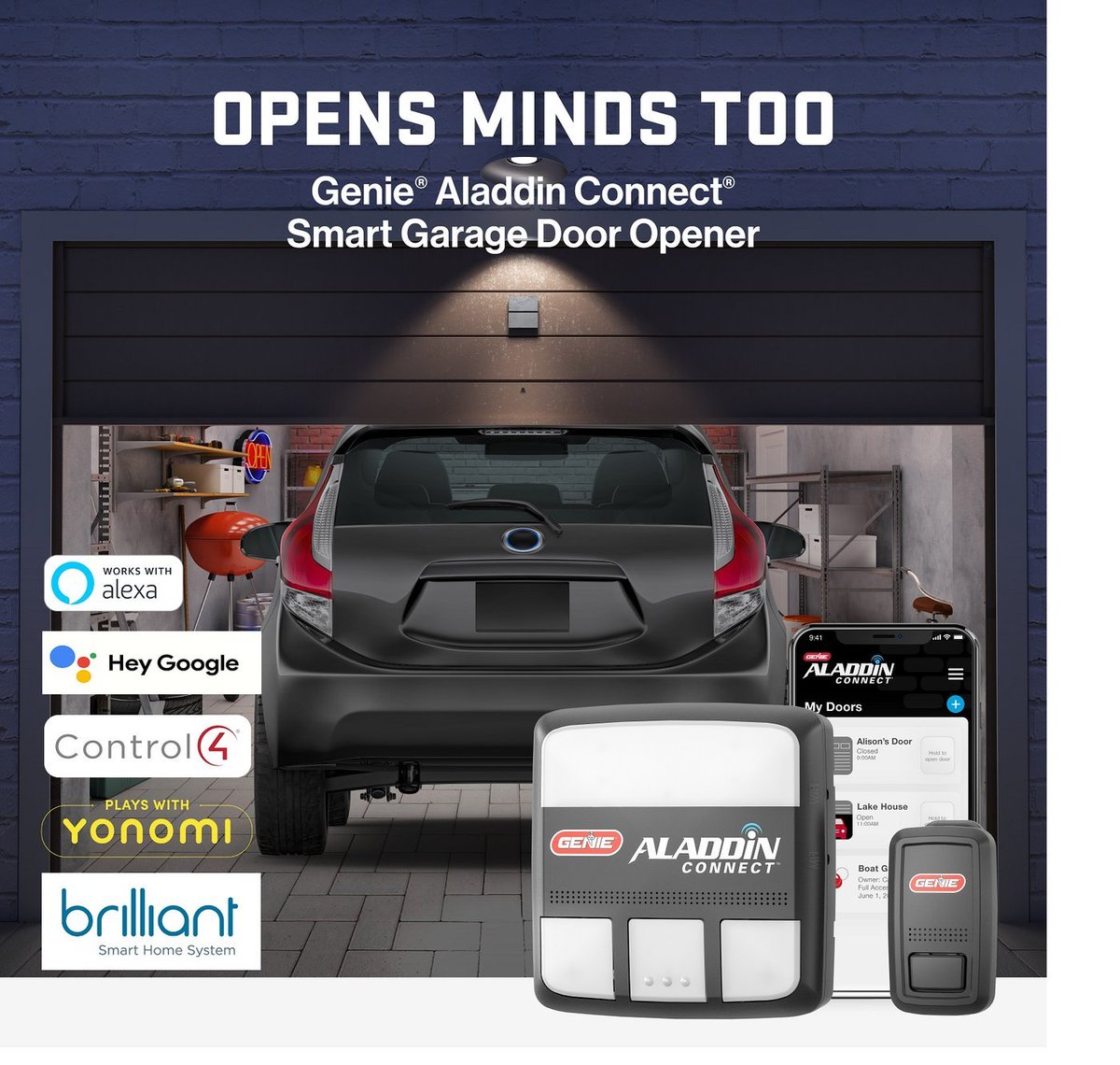 does aladdin connect work with google home