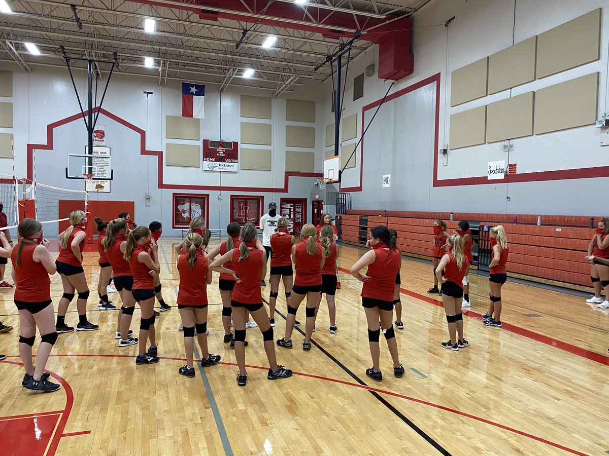 Great first day of volleyball tryouts! Can’t wait for our season to start 🐾🏐 #WorkToWin #LISDFutureFocus