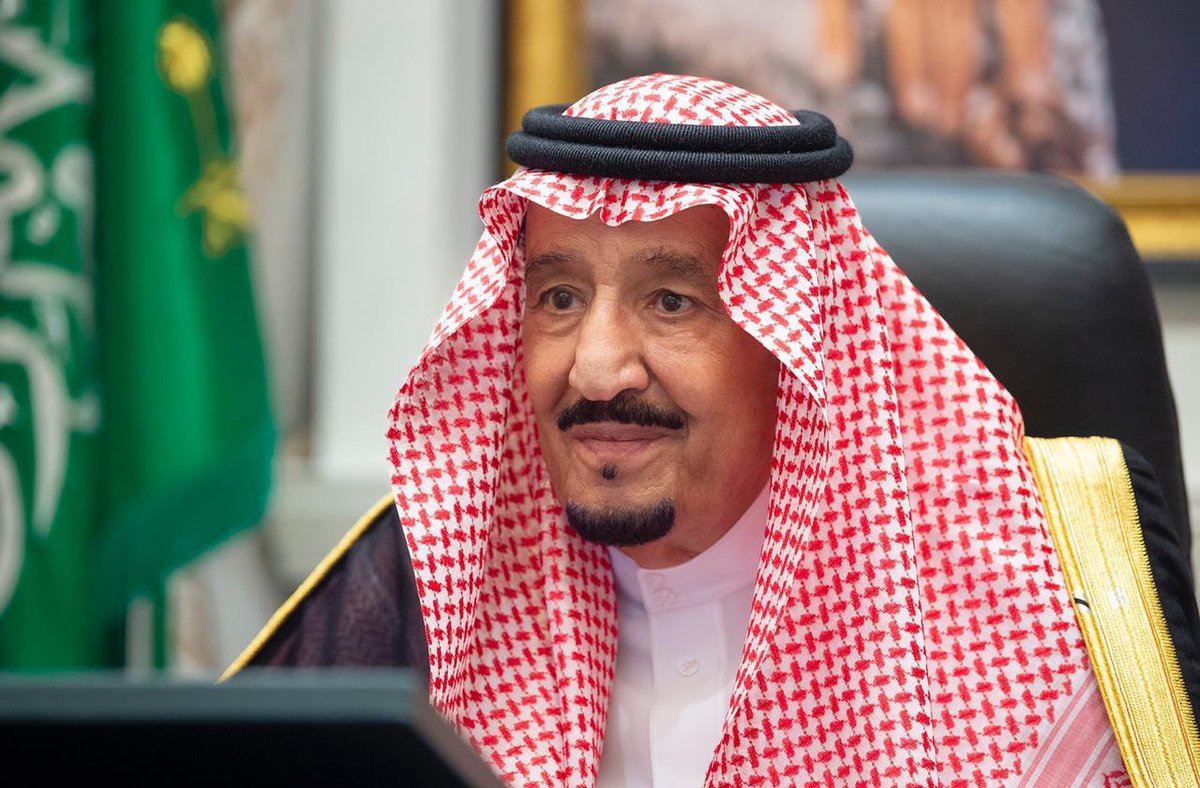 spagov's tweet photo. #خادم_الحرمين_الشريفين يعرب عن شكره وتقديره لأصحاب الجلالة والفخامة والسمو قادة الدول العربية والإسلامية والصديقة الذين عبروا عن تمنياتهم له بالصحة والعافية، ولأبنائه وبناته المواطنين، وذلك إثر نجاح العملية الجراحية التي أجريت له ومغادرته المستشفى.
#واس https://t.co/guRcxoaFZX