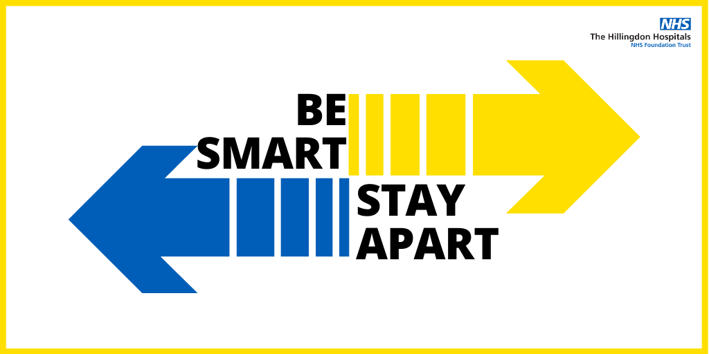Our Main Entrance is now only open for patients to enter and exit Hillingdon Hospital, with a one-way system in operation.
Staff should use alternative entrances to access their office/workplace #BeSmartStayApart