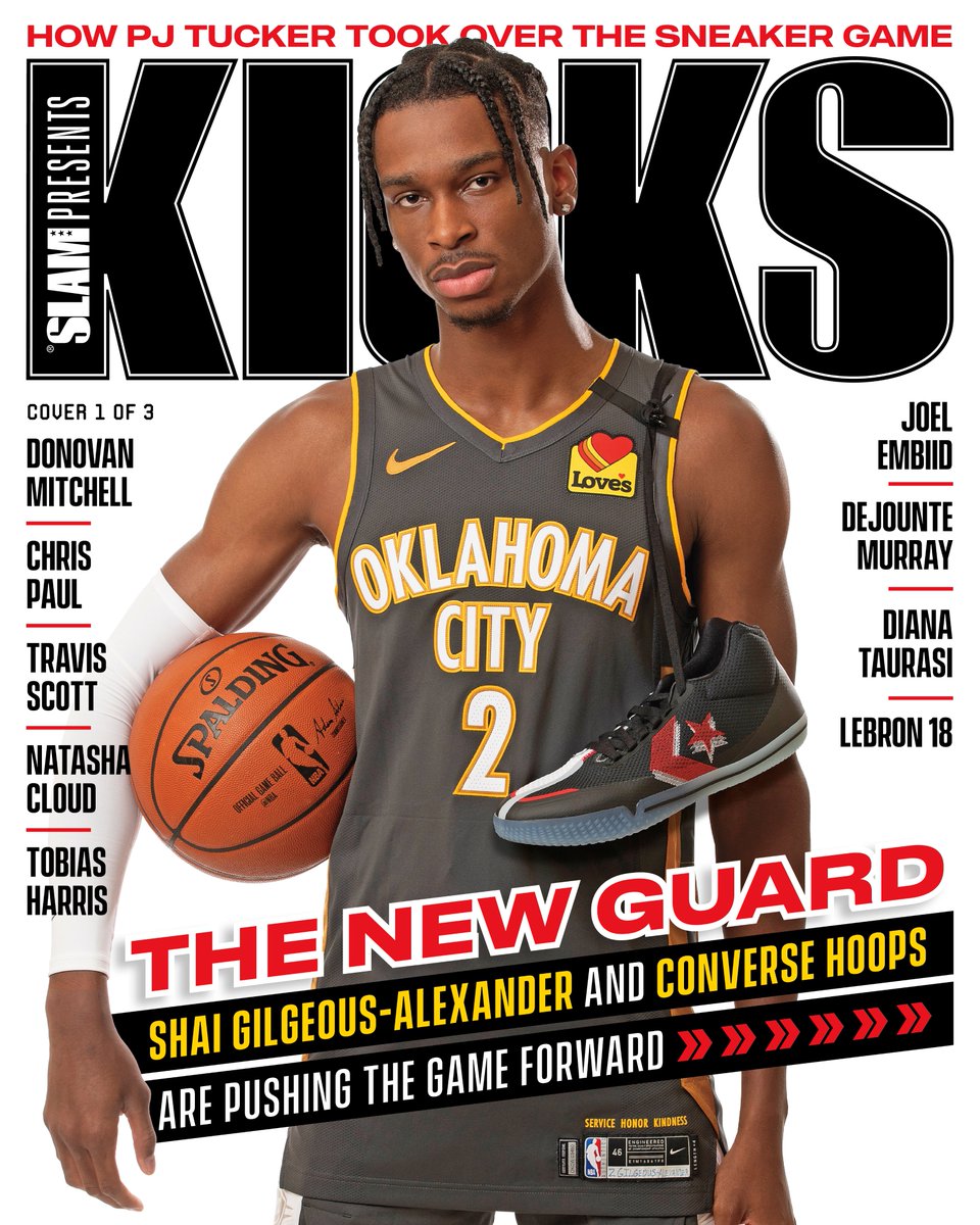 SLAM on X: Pushing the game forward. Thunder guard Shai Gilgeous