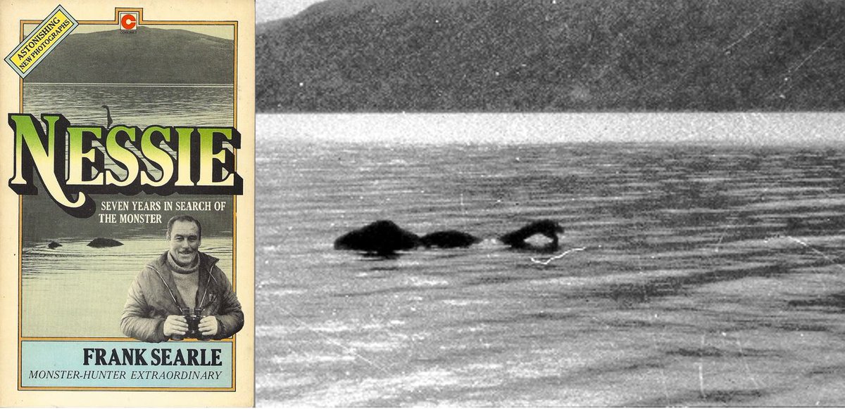 … perhaps because other  #Nessie photos had been released just 48 hrs earlier by Frank Searle, an infamous character in Nessie history, linked with a series of often hilariously bad hoaxes.