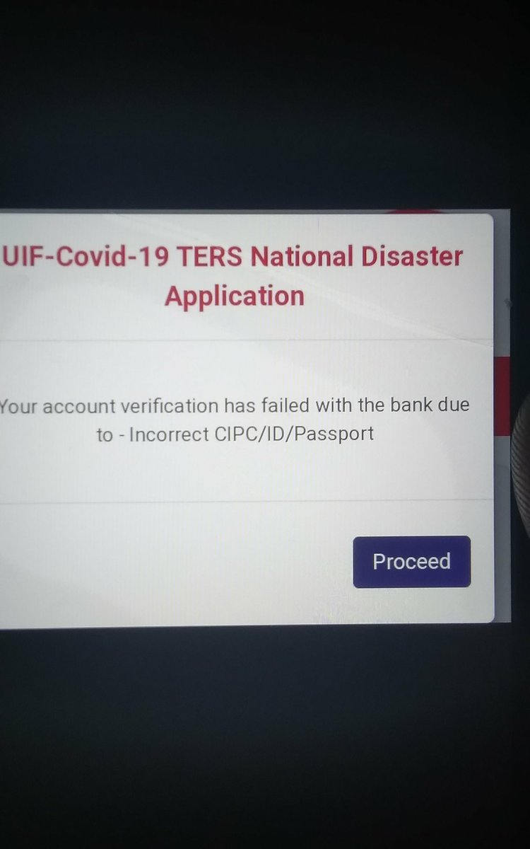 Thizar's tweet photo. @UIFBenefits Can you kindly tell us how do we verify because we have tried all the options since we are not ck or cipc registered company??? https://t.co/IiF6UROVxu