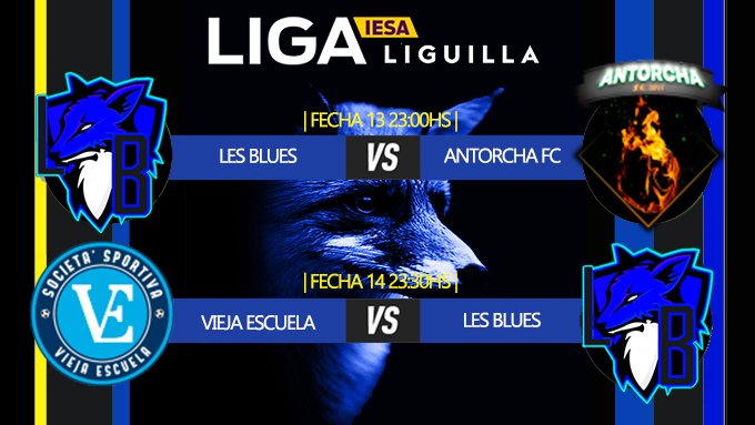 BlueLes's tweet image. Partidos durísimos el día de hoy ! Contra dos equipos que están peleando los primeros puestos junto a nuestros azules. Vamos a ponerle garra para pasar esta doble fecha de la mejor manera ⚡🦊🔵