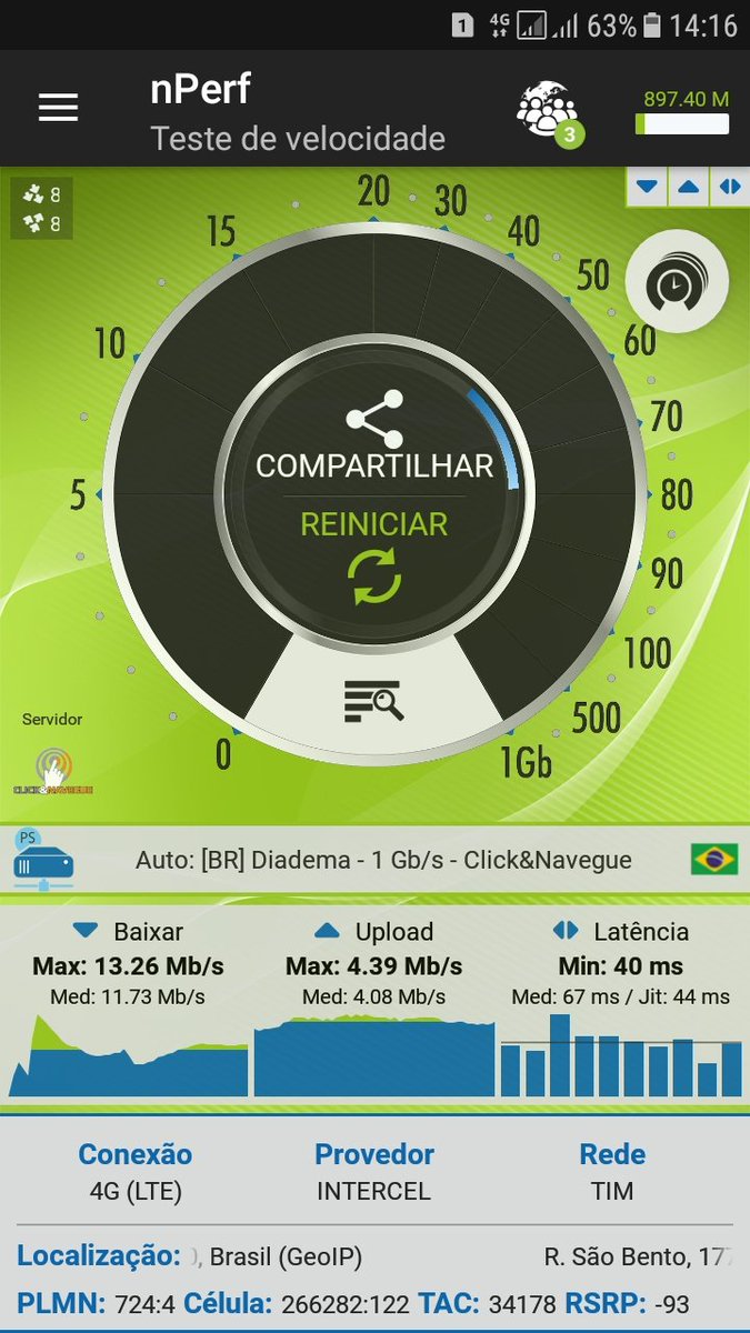 robson_lima_br's tweet image. Testes completos e só de conexão feitos há pouco. Comparativos entre #Intercel do @Bancointer e @oi_oficial. #Intercel de volta à vida.
