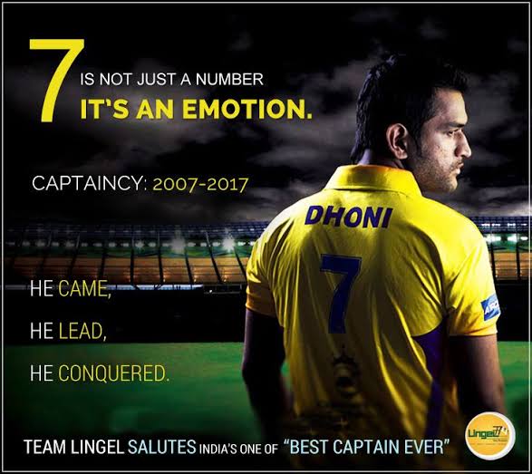 VermaAmrta's tweet photo. 7 is not just a number it's an emotions.
#MSDhoni7 https://t.co/LOe0sQ8NgU