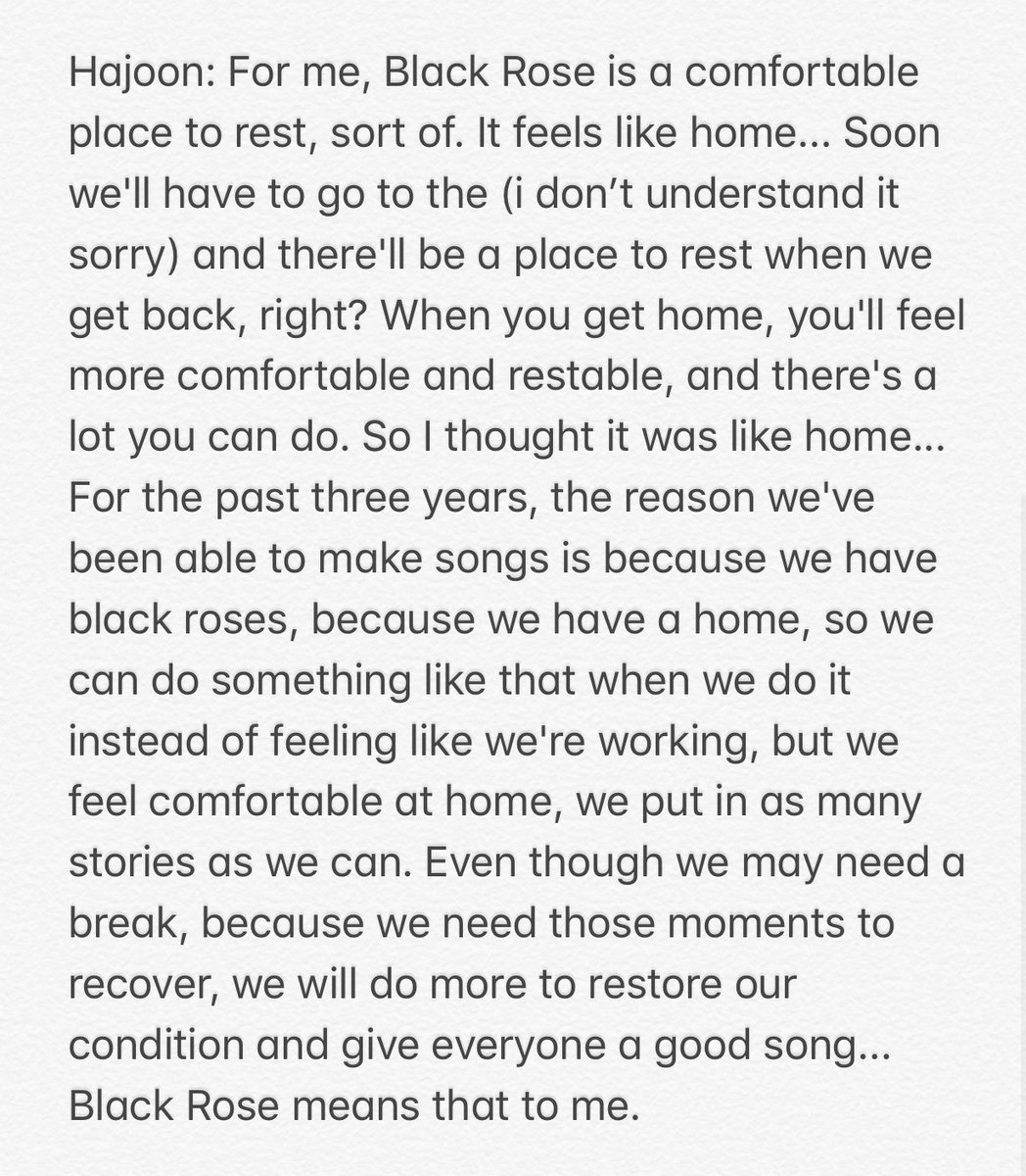 _sweetsam's tweet photo. The Rose ( @TheRoseSound ) #Woosung and #Hajoon message for #BlackRoses 🌹❤️

[TRANS.] https://t.co/HrealknPfS