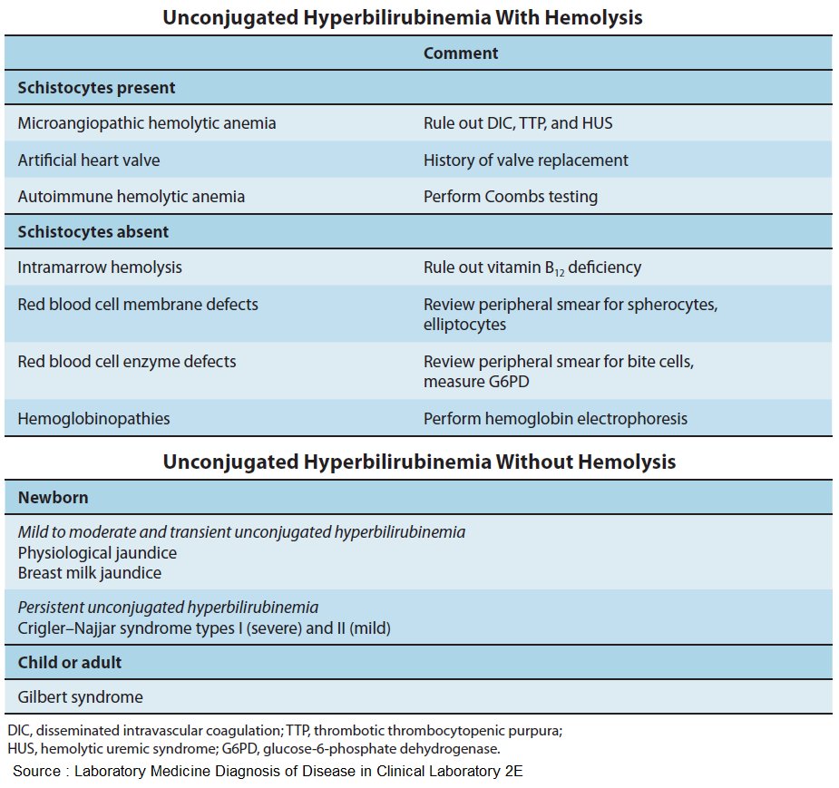 Manual Of Medicine on Twitter "Unconjugated Hyperbilirubinemia