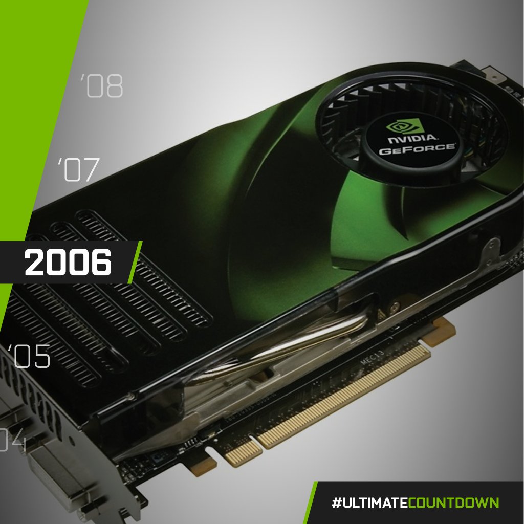 NVIDIA GeForce on Twitter: "Dominating performance in current-generation  games, the first card out with support for DirectX10 AND next-gen gaming  features to boot. The 8800 GTX is a dream for the PC