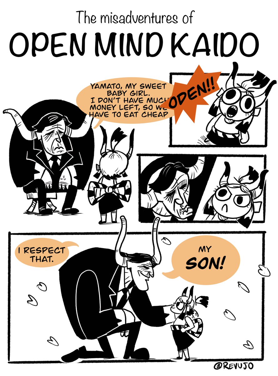 The misadventures of Open Mind Kaido #3 
#kaido #yamato

(I created a Kofi, in case you want to support me)
https://t.co/mfJd8mB1Dy https://t.co/Io1g1xJYat 