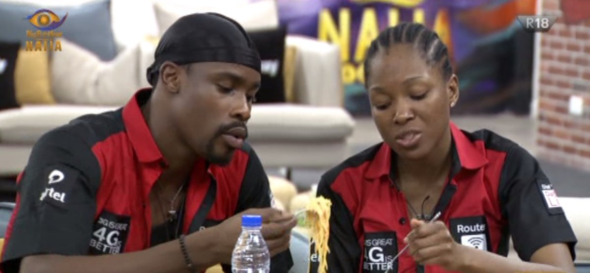 BBNaija's tweet photo. Couples that eat together...
#BBNaija 
#BBLiveBlog
https://t.co/CCARgxFnr8 https://t.co/mQzLzMRK3w