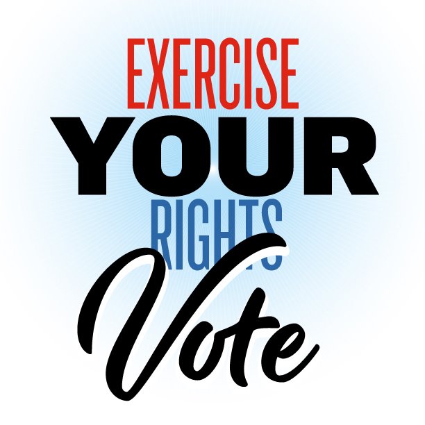 randompattern's tweet image. Needed a quick typographic warmup today and figured this was appropriate. 5-ish minutes in Adobe Illustrator. #typography #warmup #vote