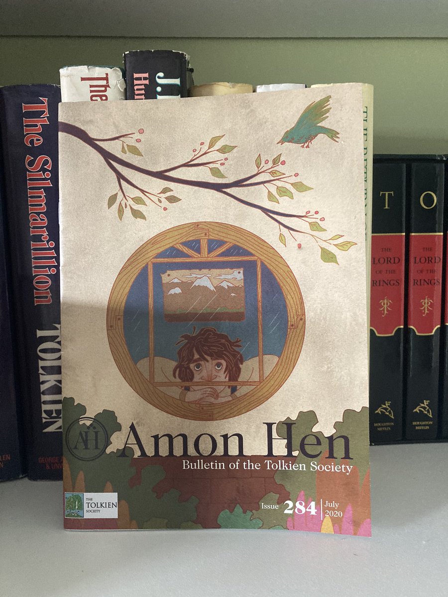 #TolkienEveryday Day 27Just got my copy of Amon Hen 284 featuring this gorgeous cover illustration by  @norloth