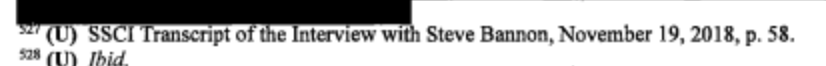 One interesting detail: SSCI interviewed Bannon in November 2018. By that point, his evolving story had evolved closer to the truth. Yet SSCI still referred him (per LAT).